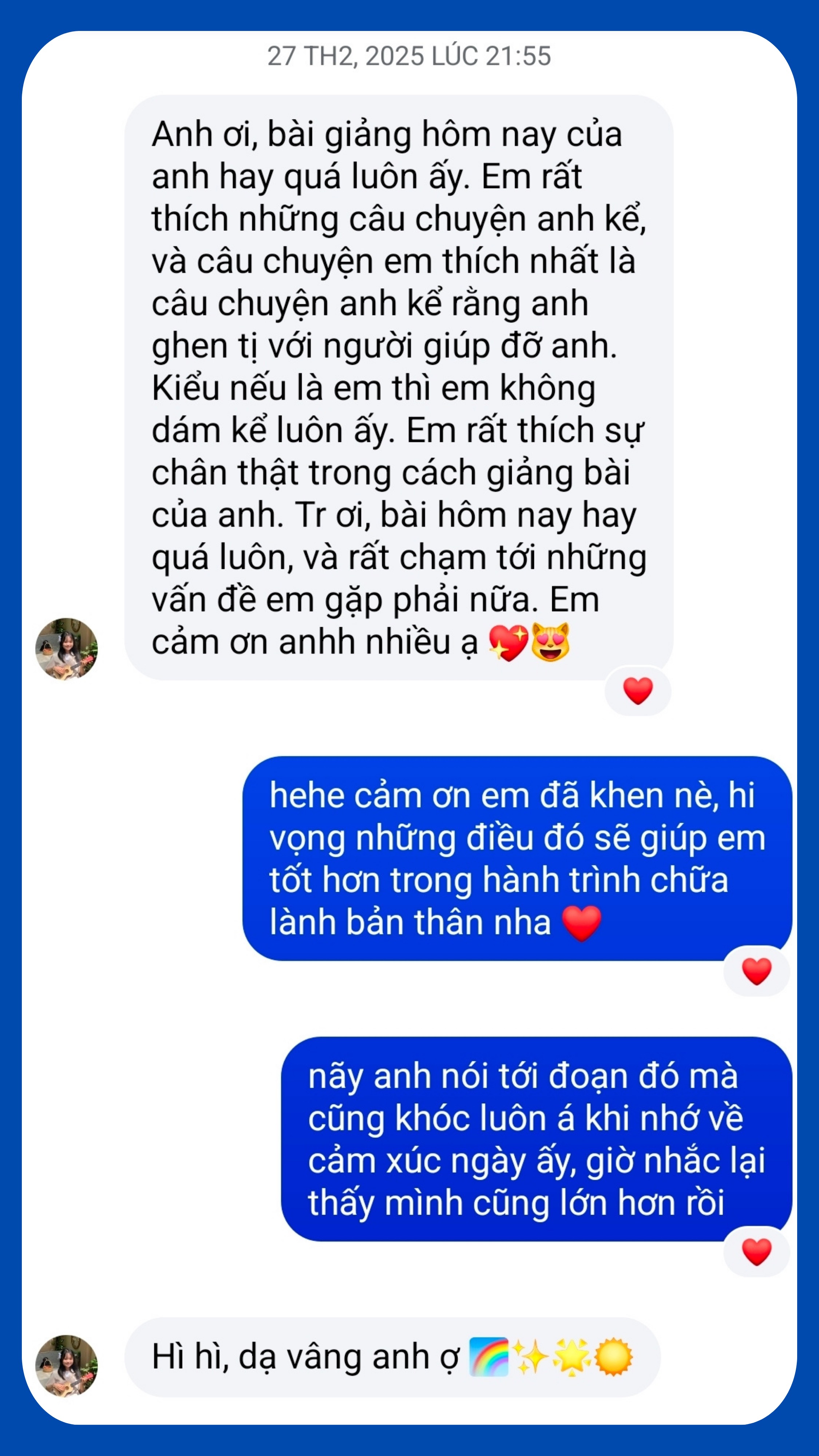 Cảm nhận học viên 10