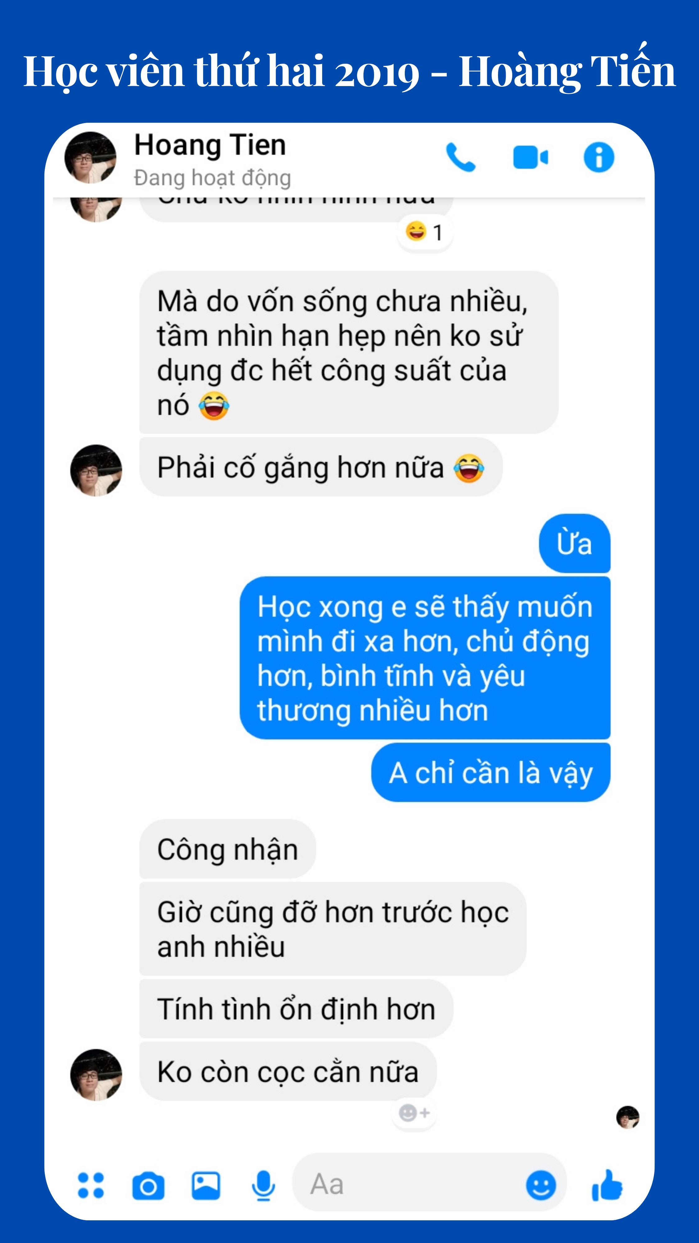 Cảm nhận học viên 3