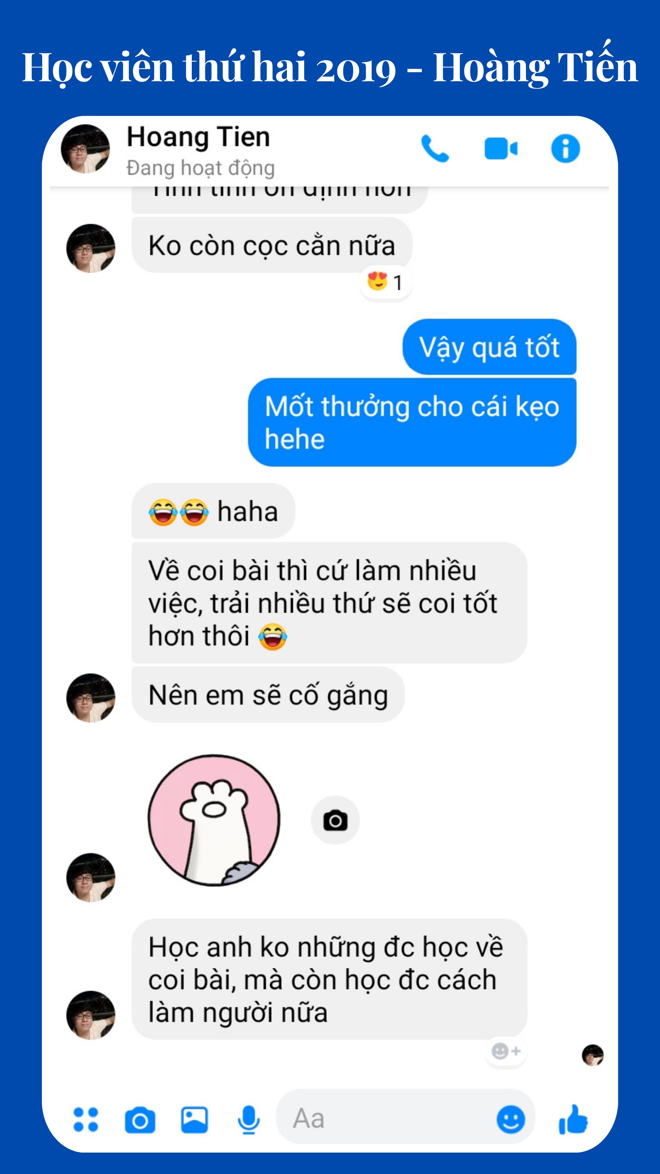 Cảm nhận học viên 4