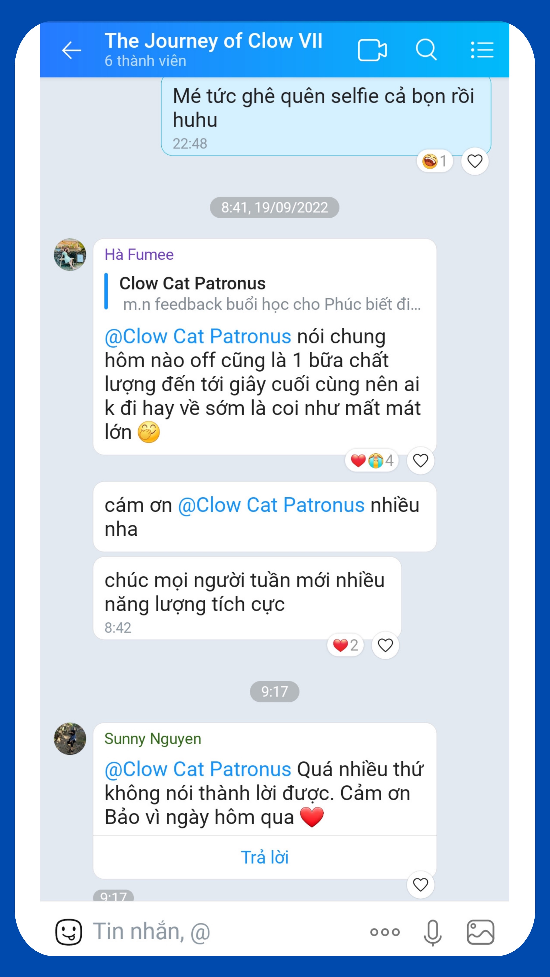 Cảm nhận học viên 9